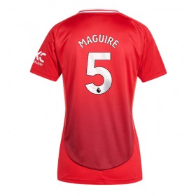 Manchester United Harry Maguire #5 Hemmakläder Dam 2024-25 Kortärmad